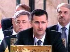 Президент Сирии Башар Ассад. Кадр CNN