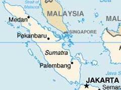 Фрагмент карты Индонезии с сайта: www.indonesia-tourism.com