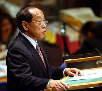 Министр иностранных дел Китая Ли Чжаосин. Фото с сайта миссии КНР в ООН