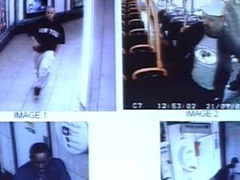 Фотографии четверых подозреваемых в лондонских терактах, распространенные британской полицией, кадр CNN, архив 