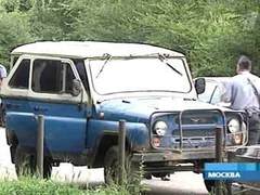 Место нападения на инкассаторов на Алтуфьевском шоссе, кадр Первого канала, архив Место нападения на инкассаторов на Алтуфьевском шоссе, кадр Первого канала, архив