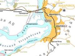 Фрагмент карты Хабаровского края, иллюстрация с сайта transsib.ru Фрагмент карты Хабаровского края, иллюстрация с сайта transsib.ru