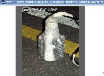 Одна из обнаруженных бомб. Скриншот с сайта ABC News