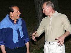 Сильвио Берлускони и Владимир Путин, фото пресс-службы президента России Сильвио Берлускони и Владимир Путин, фото пресс-службы президента России