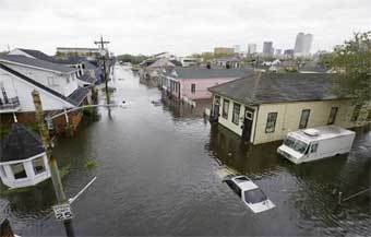 Новый Орлеан после урагана. Фото Reuters