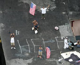 Пострадавшие в результате урагана в Новом Орлеане. Фото Reuters
