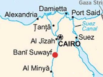 Карта Египта с сайта www.pnm.my