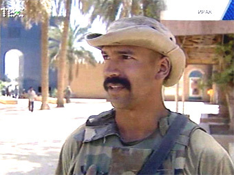 Американский солдат в Ираке. Кадр телеканала ТВС, архив