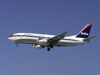 Самолет Delta Airlines, фото с сайта delta.com