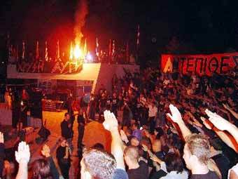 Неонацистский фестиваль в Греции, фото с сайта www.finalstandrecords.com