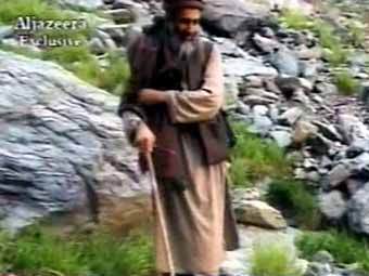 Осама бин Ладен, съемки телеканала Al Jazeera, показанные в эфире НТВ