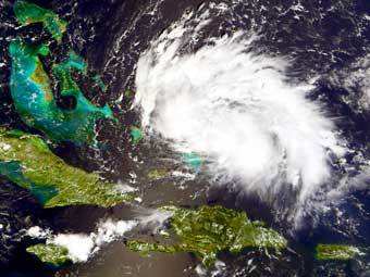 Тропический шторм "Рита", спутниковый снимок NASA