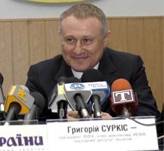Президент Федерации футбола Украины Григорий Суркис. Фото с официального сайта ФФУ