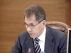 Глава МЧС Сергей Шойгу, кадр Первого канала Глава МЧС Сергей Шойгу, кадр Первого канала
