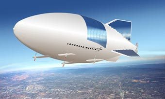 Проект дирижабля High Altitude Airship. Иллюстрация с сайта Defense Industry Daily