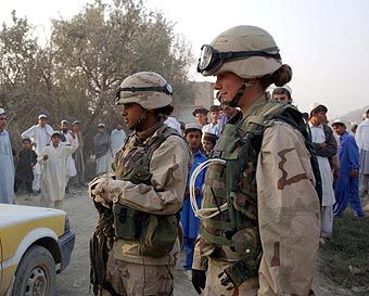 Женщины-военнослужащие в Афганистане. Фото с официального сайта американской армии