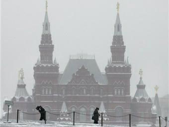 Зима в Москве. Фото AFP