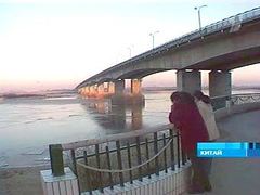 Река Сунгари в районе Харбина. Кадр "Первого канала" Река Сунгари в районе Харбина. Кадр "Первого канала"