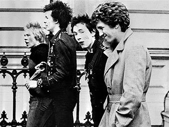 Sex Pistols, 1977 .   AFP