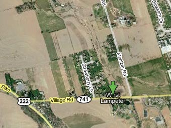 West Lampeter. Изображение сервиса Google Maps