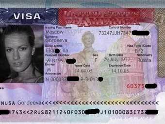 Американская виза. Фото с сайта baltlantis.com