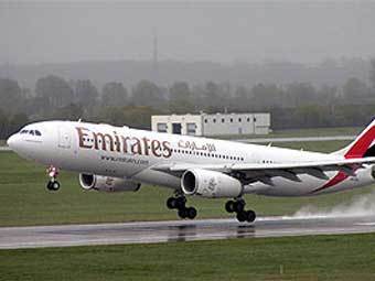Самолет авиакомпании Emirates. Фото с официального сайта авиакомпании