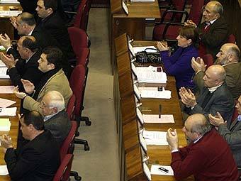 Заседание парламента Грузии. Фото AFP.