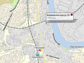 Карта района происшествия сервиса Nakarte.ru