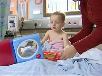Больница Бирмингема. Кадр из видеосюжета BBC News
