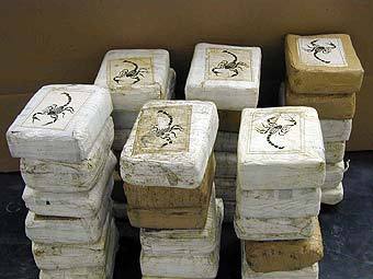 Партия колумбийского кокаина. Фото с сайта dea.gov