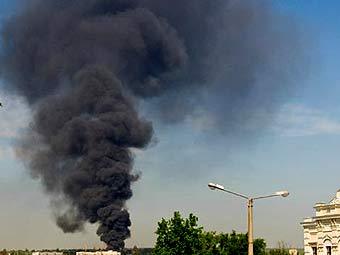 Пожар на вагоноремонтном заводе. Фото ProUA