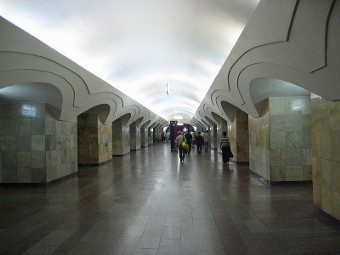 Станция метро "Шоссе Энтузиастов" Калининской линии. Фото пользователя S1 с сайта wikipedia.org