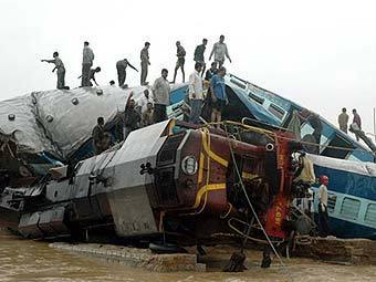 Железнодорожная авария в Индии. Фото ©AFP, архив