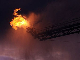 Пожар на Deepwater Horizon. Фото с сайта uscg.mil