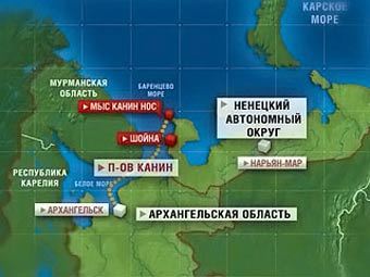Район затопления сухогруза. Графика телеканала "Россия 24"