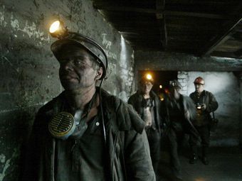 Украинские шахтеры. Фото ©AFP