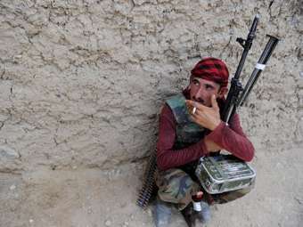 Боец афганской национальной гвардии. Фото ©AFP