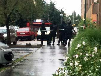 Полиция в районе происшествия. Фото с сайта cas.sk