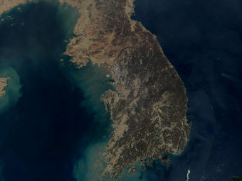 Корейский полуостров. Фото пользователя BotMultichill с сайта wikipedia.org