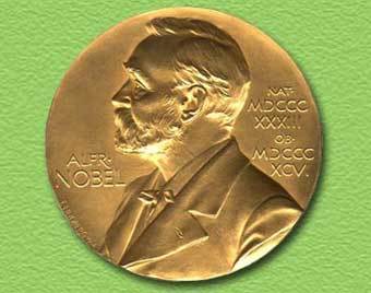 Медаль Нобелевской премии. Рисунок с сайта www.novayagazeta.ru