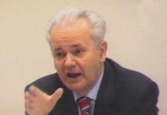Слободан Милошевич. Кадр телеканала НТВ